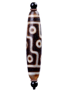 九眼天珠吊坠天然玛瑙一物一证