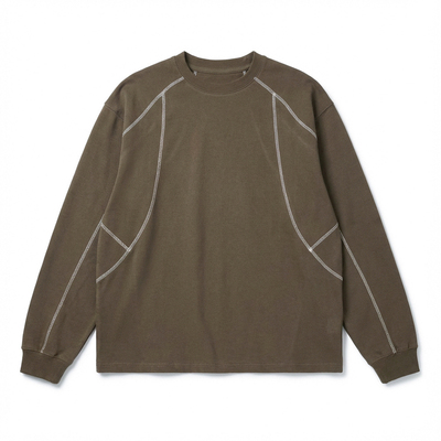 BPCALL26SS 蜘蛛长袖260克纯棉面料透气四针六线明线设计户外