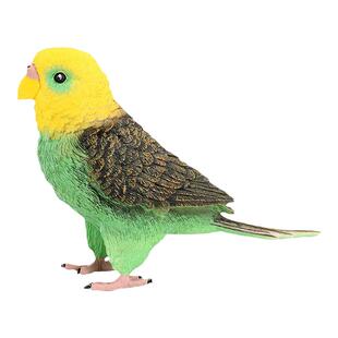 仿真实心野生动物模型大号虎皮鹦鹉儿童玩具小鸟摆件宝宝早教认知