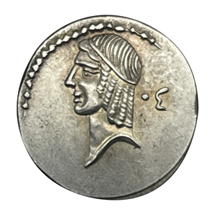 古罗马银币镀银纪念币太阳神阿波罗狮子座守护神吊坠欧美古币项链