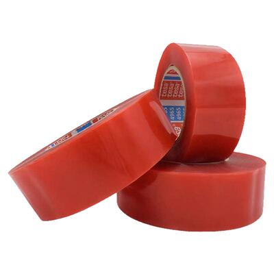 正品tesa德莎4965双面胶 红膜强力无痕透明耐高温超薄防水双面胶