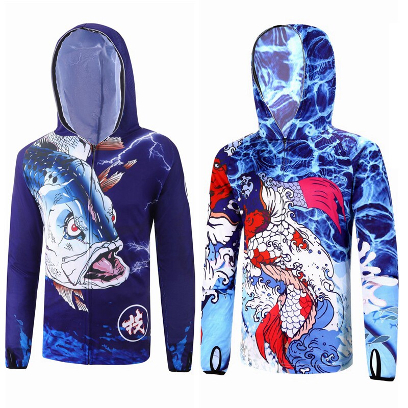 正品钓鱼服防晒户外透气防蚊服冰丝速干衣路亚矶钓衣包邮