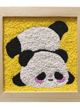 纸浆画手工diy材料包数字油画
