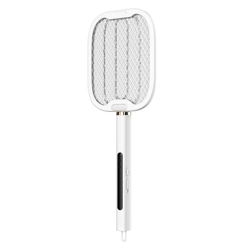 康铭电蚊拍2026新款充电式家用伸缩折叠超强灭蚊拍苍蝇网拍二合一