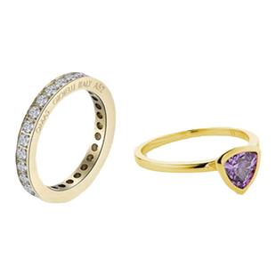 意大利OG满天星戒指男女ins小众设计多彩元气石叠戴戒情人节礼物