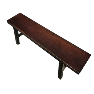 黑金檀长条凳实木长板凳自然边皮灰实木红木长凳换鞋凳中式练功凳