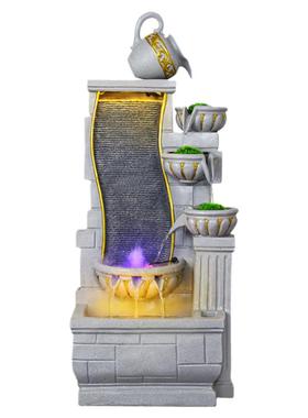 鱼缸喷泉高端流水客厅办公室