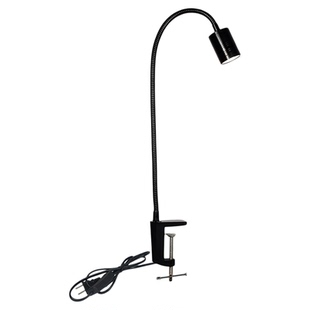 led展柜台灯折叠弯曲工字夹式30度聚光雕刻车间维修绘图照射小灯