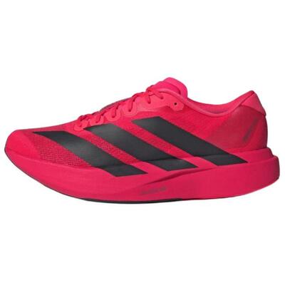 adidas Adizero Evo SL 舒适柔软 低帮 休闲跑步鞋 男款 红黑色