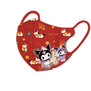 马年2026新款儿童口罩kn95口罩5到12岁独立包装宝宝3到6岁一次性