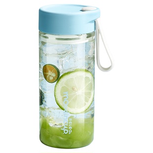 物生物简意水杯女新款2024高颜值学生便携直饮杯男tritan运动杯子