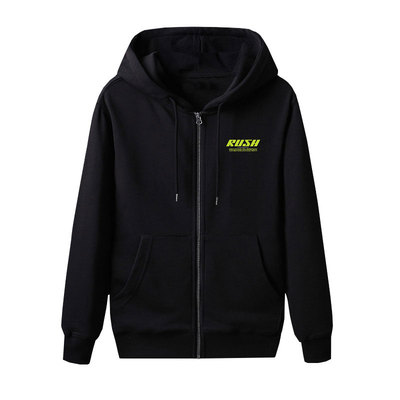 纯棉大码拉链休闲开衫连帽卫衣