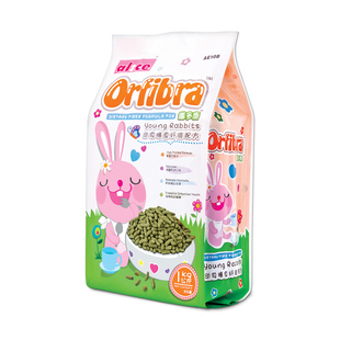 alice幼年兔粮苜蓿草膨化幼兔粮垂耳兔主粮兔子粮食宠物兔饲料