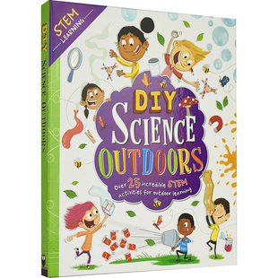 DIY Science Outdoors DIY科学实验指南 STEM 趣味科学 科学启蒙 儿童英语课外实验活动 英文原版进口图书