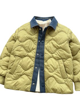 90%绒~衬衫领轻薄羽绒服