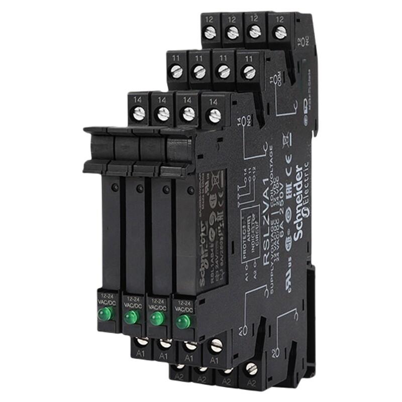 施耐德薄片继电器24v交流220v