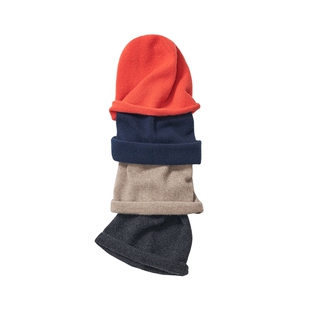 【李梦同款】COMMXN·山羊绒卷边冷帽休闲户外百搭通勤保暖针织帽