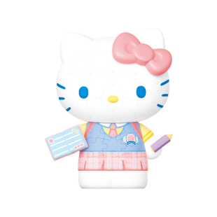 3D-JP三丽鸥Hello kitty手办立体拼图摆件手工diy情人节礼物女生