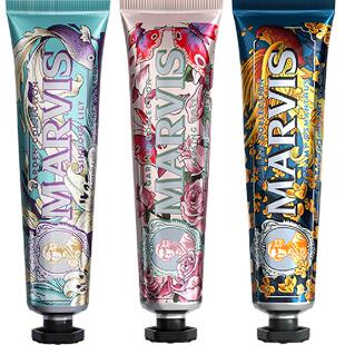 MARVIS/玛尔仕意大利进口花园系列薄荷牙膏75ml*3支清新