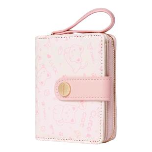 钱包女士2026新款短款儿童学生拉链迷你皮夹小网红零钱包卡包一体