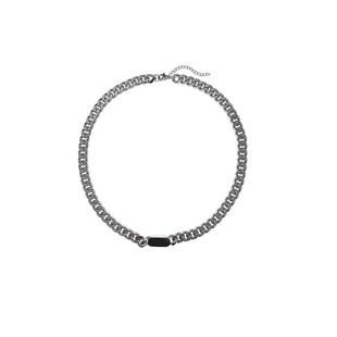 银色光面设计感简约百搭银色男钛钢手链女小众原创嘻哈风情侣饰品