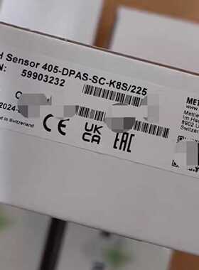 议价METTLER梅特勒 405-DPAS-SC-K8S/225电极，59903232，全新原