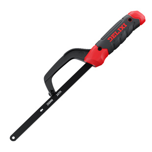 德力西小手锯钢锯锯子锯铁工具家用小型手持木工锯手工锯木工专用