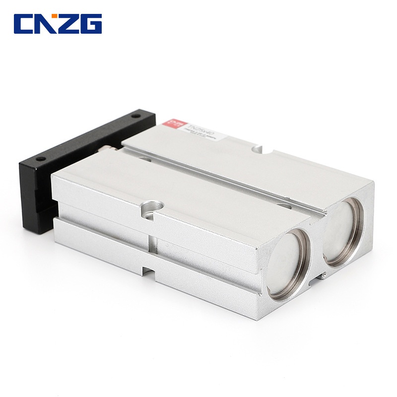 双轴气缸TN101620253240双杆TDA16x40x50x60x75带磁配件活塞杆