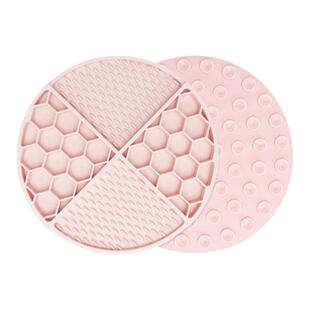 出口狗狗硅胶舔食垫慢食盘蜂巢格带吸盘丰容解闷TUDOU宠物用品