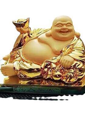 高档绒沙金卧佛家居用品汽车摆件