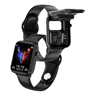 智能手环蓝牙双耳机二合一音乐血氧心率男女计步健康监测可接听电话运动手表