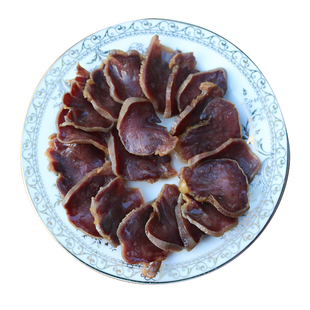 安徽咸猪舌头风干腊猪舌 农家手工特产腌制猪口条年货腊味2只装