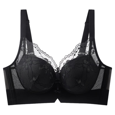 加厚5cm小胸聚拢显大蕾丝文胸