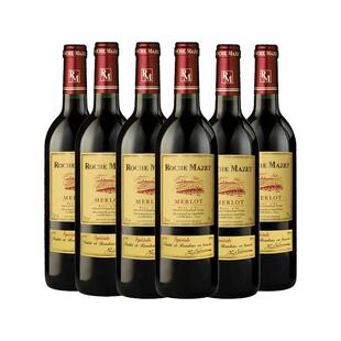 建发酒业Castel玛茜美露干红葡萄酒梅洛整箱法国进口红酒节日礼品