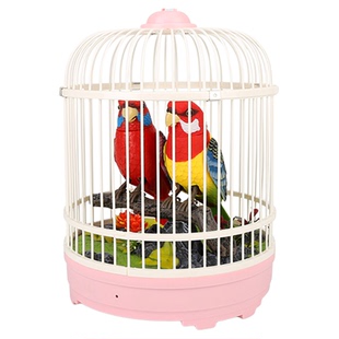 特大号鸟笼玩具会学人说话小鸟仿真学舌鹦鹉复读鸟叫哄娃神器