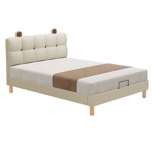 顾家家居儿童床男女孩儿公主卧室男童实木儿童房青少年单人床9123