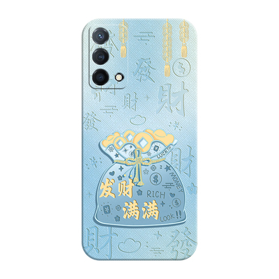 适用OPPOK9硅胶中国风软壳送挂绳