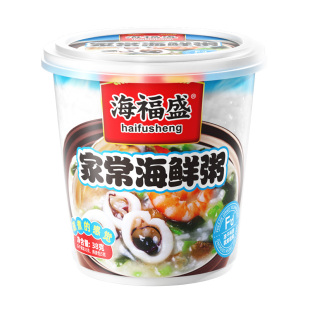 海福盛速食粥冻干粥冲泡早餐粥方便食品懒人即食粥皮蛋瘦肉粥咸粥