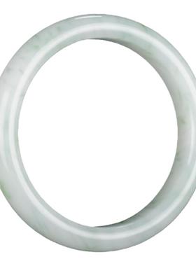 翡翠手镯玉镯子女款正圆冰糯种