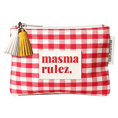 MASMARULEZ原创韩国直邮化妆包收纳包 Basic pouch Spring Red