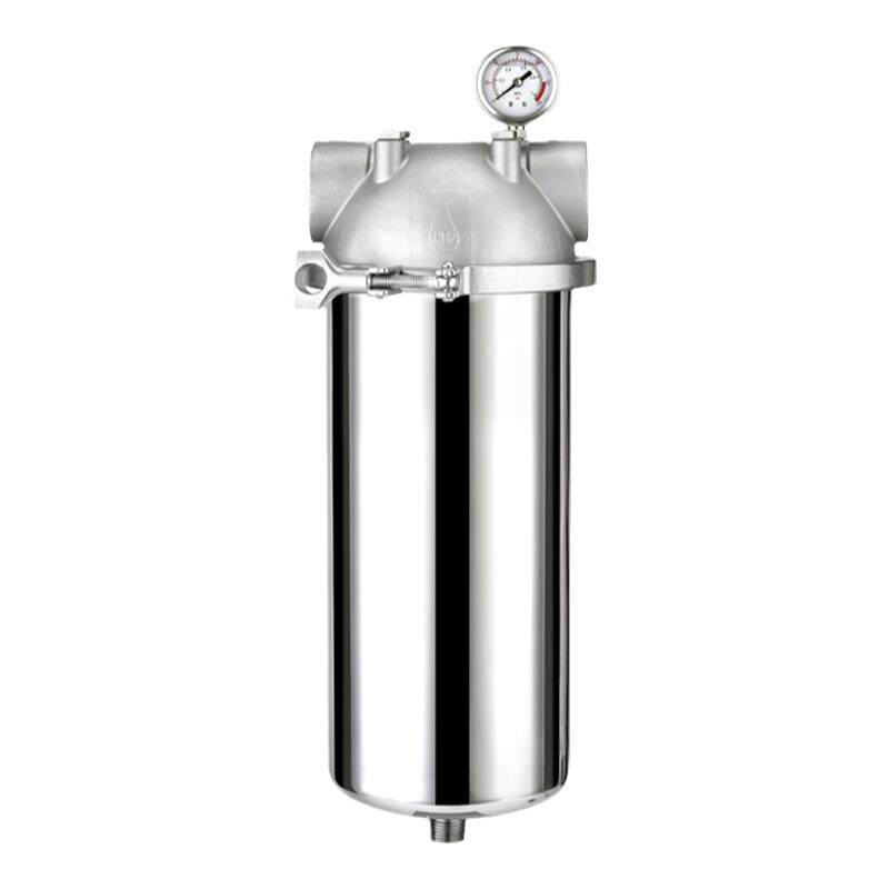 商用大型前置不锈钢净水器 卡箍拆卸家用井水自来水过滤器镜光面