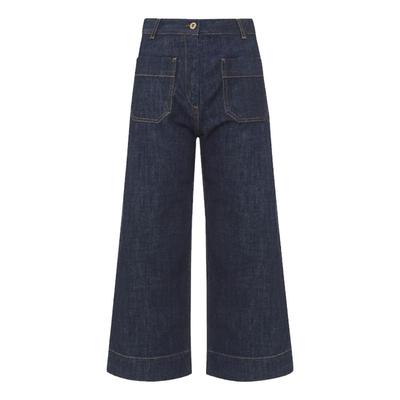 法国通勤四季款棉牛仔裤