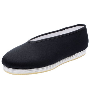 颐福元老北京布鞋礼服昵男鞋千层底圆口老头乐爸爸鞋散步鞋功夫鞋