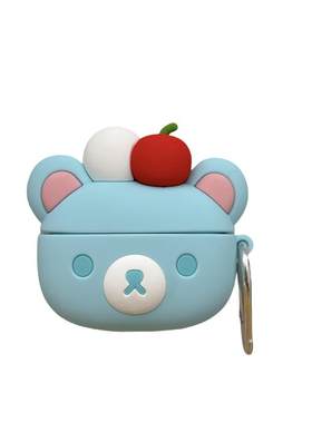 可爱草莓奶油轻松熊适用苹果耳机保护套airpods4无线蓝牙耳机壳三四airpodpro2二代ipod耳机盒airpods3保护壳