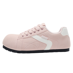 回力女鞋粉色德训鞋女2026春季新款内增高小白鞋子大头泡芙鞋板鞋