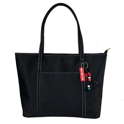 简约防水牛津布耐磨耐刮女单肩包