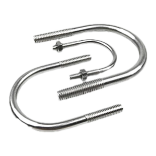 304不锈钢U型螺栓U型管卡U型螺丝固定卡骑马卡扣M12U型抱箍卡箍