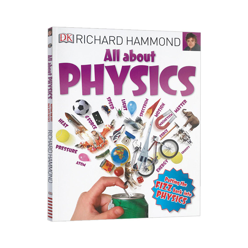 DK大课题百科书 物理 All About Physics 所有关于物理的东西 十万个物理为什么 英文原版儿童趣味学习阅读科普读物