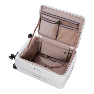 前置开口行李箱20寸登机箱男女可扩容侧开盖大容量24寸28拉杆皮箱