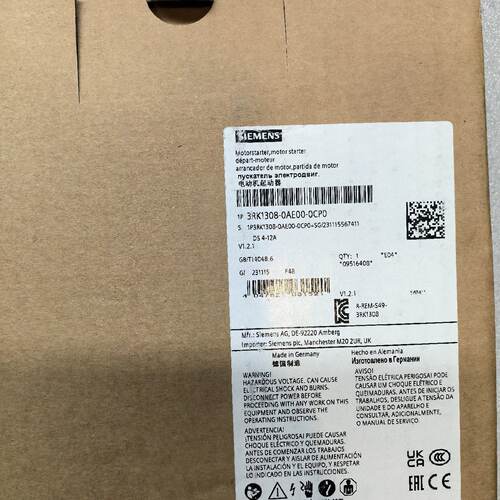 溢价-电动机起动器 3RK1308-0AE00-0CP0